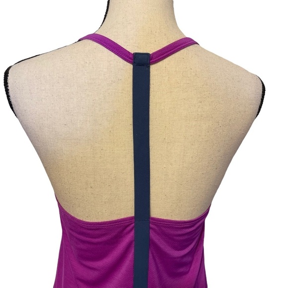 Athleta Purple Athletic Raceback Tank Top - Picture 3 of 8